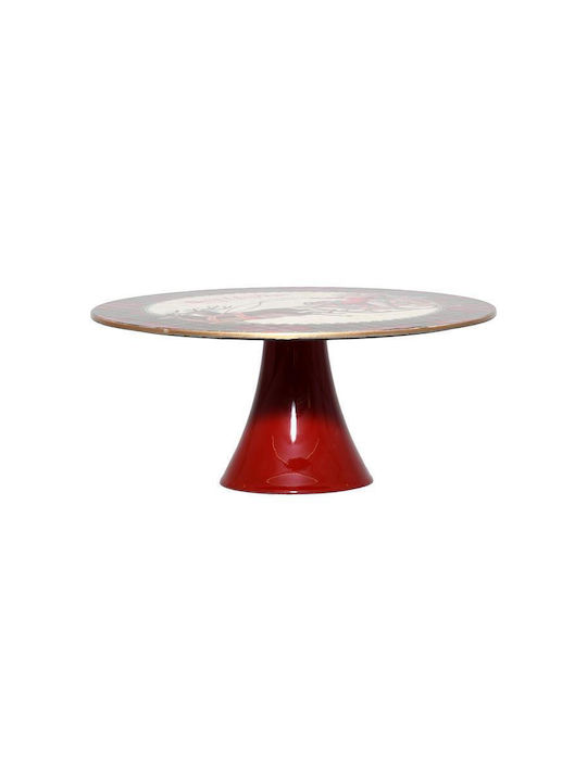 Fylliana Christmas Cake Stands Plastic Red L33xW14cm.