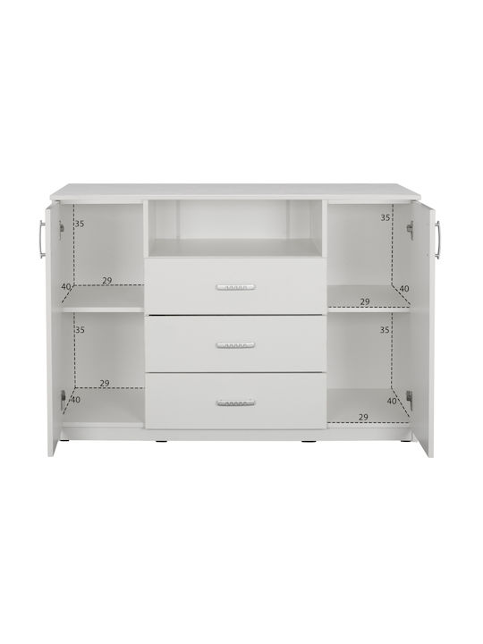 Set de Dormitor Adler White cu Tăblii 160x200buc 5buc
