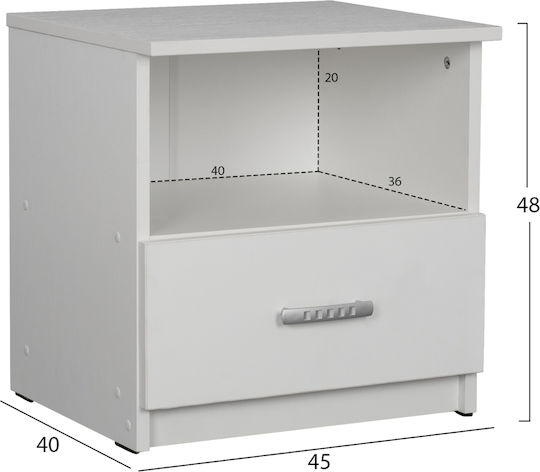 Σετ Комплект Спалня Adler White с Легла 160x200бр 6бр