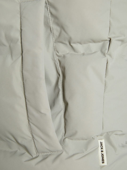 Ärmellos Jacke Puffer White