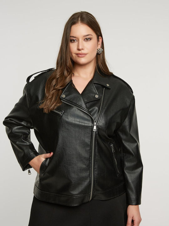 Jachetă de femei Biker Jacket Negru
