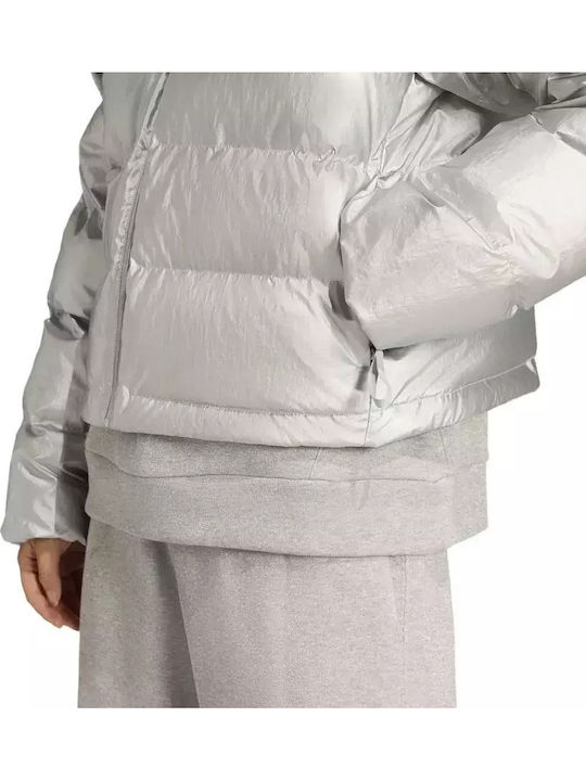 Helionic Down Jachetă de femei Puffer cu protecție împotriva vântului Grey - Silver