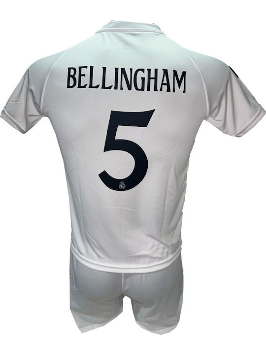 Kids Football Set Real Madrid Bellingham White White 290825-14