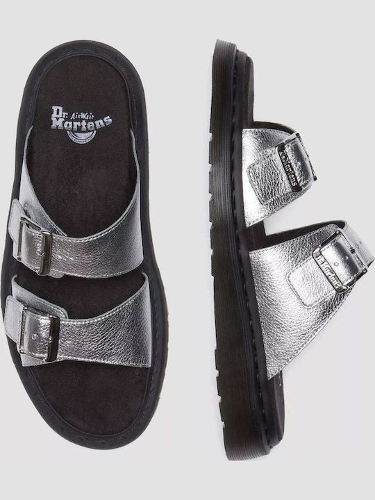 Josef Leder Flache Sandalen für Damen in Gray Farbe