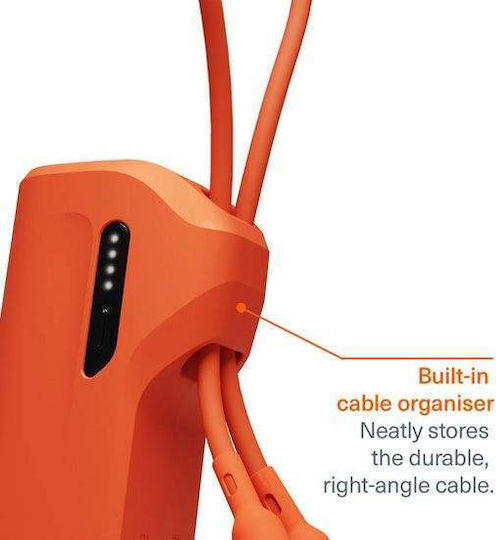Cygnett Thumboost Power Bank 5000mAh 15W με 2 Θύρες USB-C Power Delivery Πορτοκαλί