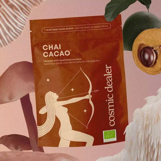 Organic Cacao Adaptogenic Mushrooms Cosmic Dealer Chai 120 g
