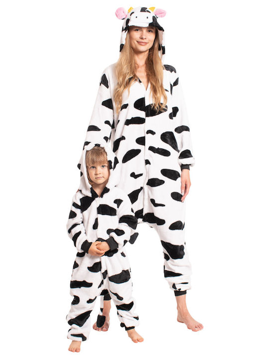 Winter Women's White Onesie Pajama