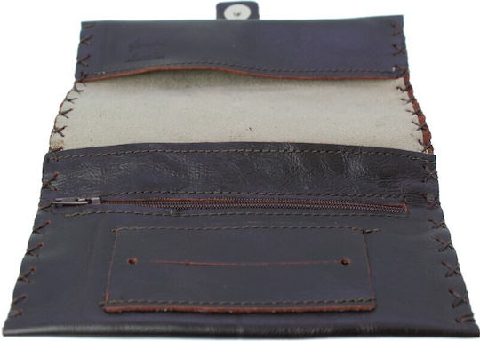 PO.S Lederne Tabaktasche mit Verschluss 16.5x7.5cm GLOSS
