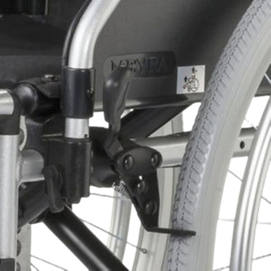 Wheel Инвалидна количка 24" Сгъваемо Тип светлина 38см VARIO-38 Сребрист