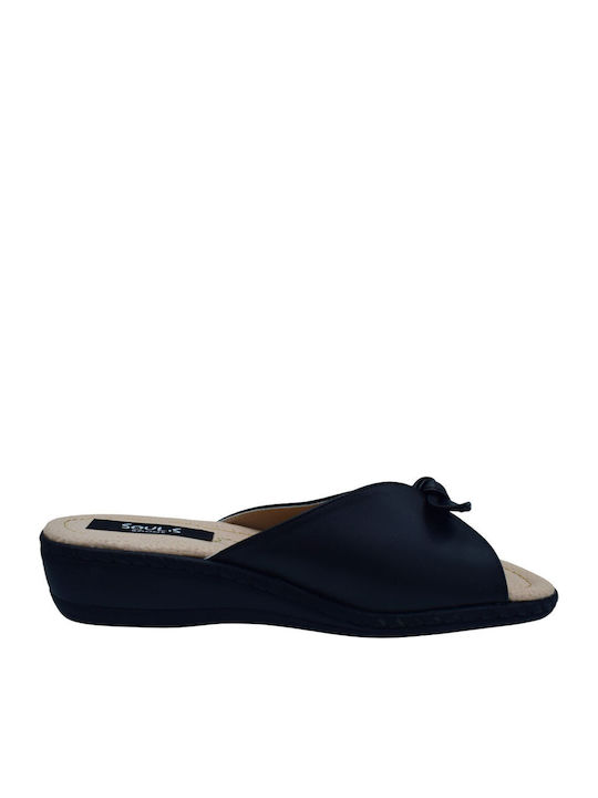Anatomic Leather Women's Slippers Black