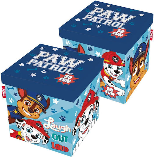 Arditex Children's Folding Stool with Storage Space Paw Patrol Blue 1pcs