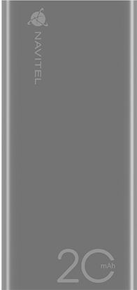 Navitel Power Bank 20000mAh 22.5W Ασημί