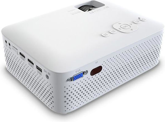Philips NeoPix 100 NPX100/INT Projector LCD LED Lamp with Built-in Speakers White