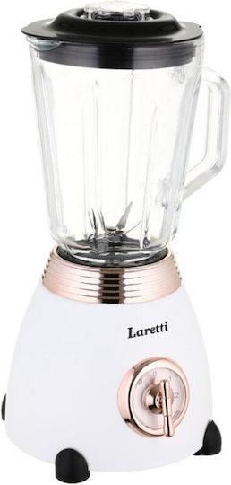 Laretti Блендер с Пластмасова Каната 1,5 л 500W Бял LR-FP7310