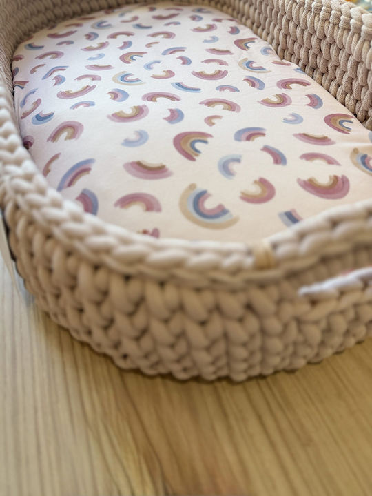Grandes Suenos Baby Sheet Cradle Cotton Pink 40x80cm