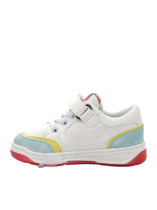 Kouic Παιδικά Sneakers με Σκρατς Λευκά