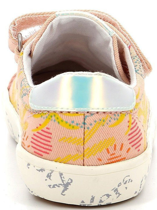 Gody Παιδικά Sneakers με Σκρατς Ροζ