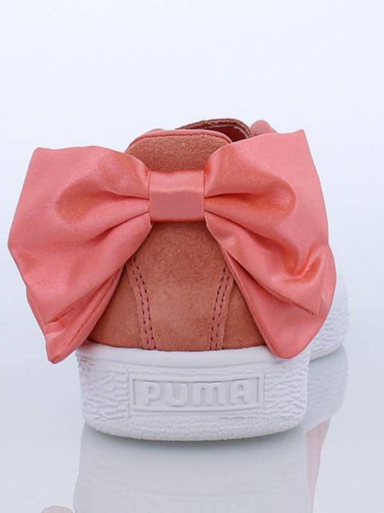 SUEDE BOW Детски маратонки Low Оранжев