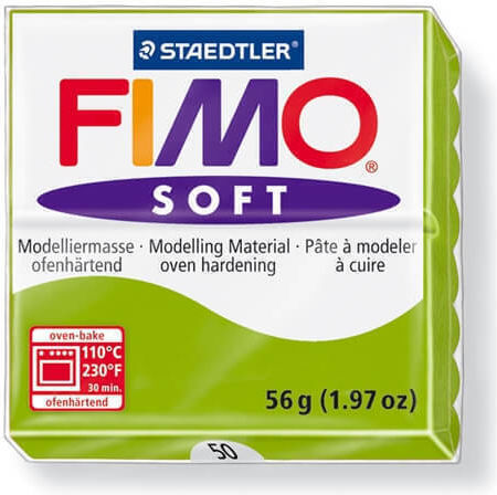 Staedtler Fimo Soft Polymeric Modelling Clay Green 57gr