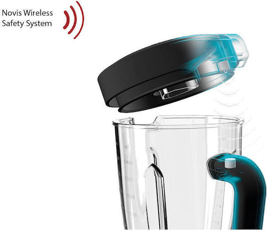 Novis Problender Блендер с Кана Тритан 1,9 л 1400W Черен