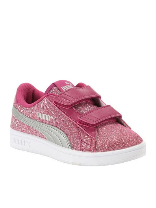 Smash V2 Glitz Glam V Ps Kids Sneakers with Scratch Pink