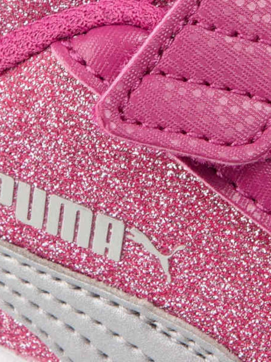 Smash V2 Glitz Glam V Ps Kids Sneakers with Scratch Pink