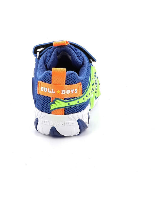 Kids Sneakers with Scratch & Lights Blue
