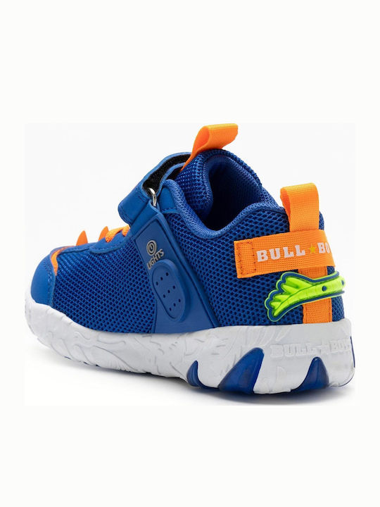 Kids Sneakers with Scratch & Lights Blue