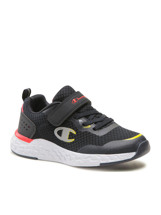 Παιδικά Sneakers με Σκρατς Navy Μπλε