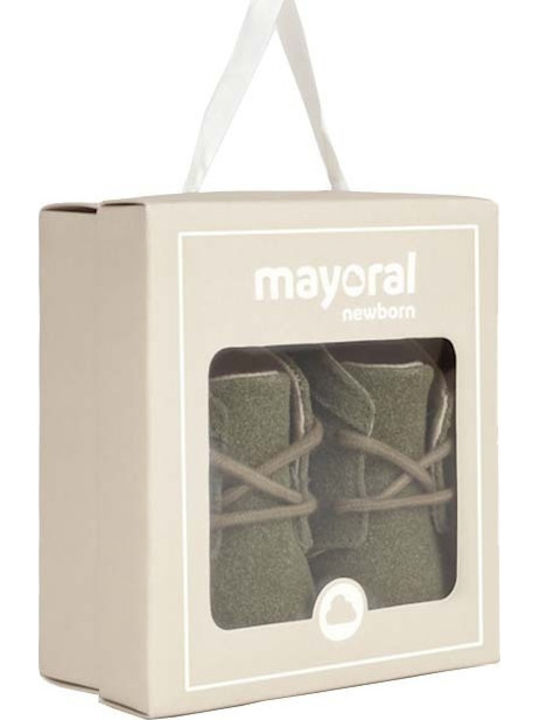 Mayoral Baby Booties Green