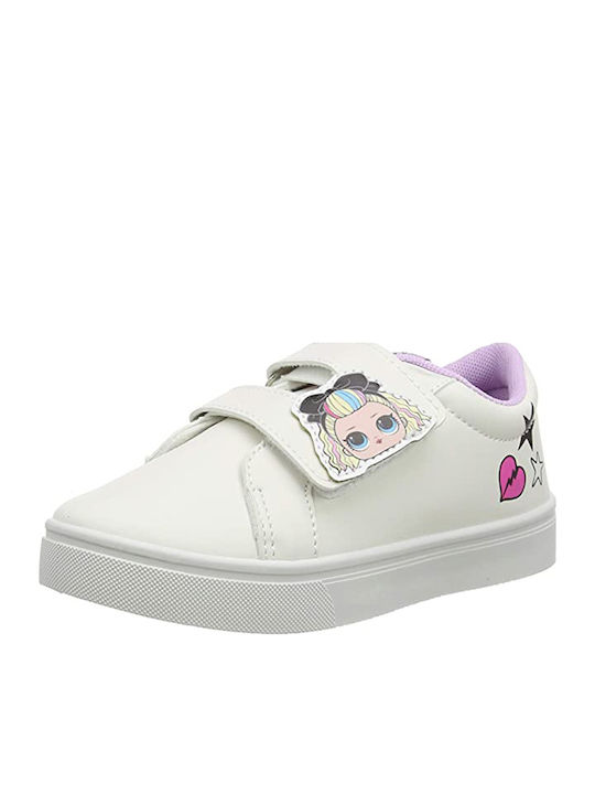 L.o.l Surprise Kids Sneakers with Hoop & Loop Closure White