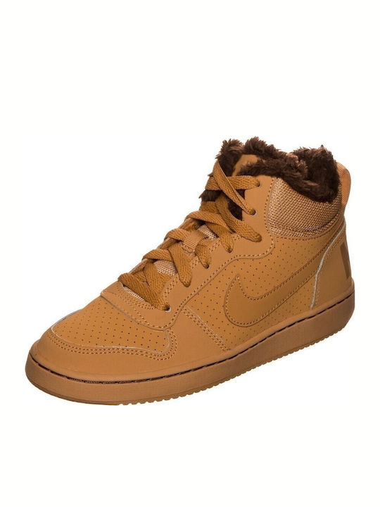Court Borough Mid Wntr GS Παιδικά Sneakers High Καφέ
