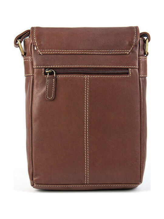 Leather Men's Bag Shoulder / Crossbody Brown