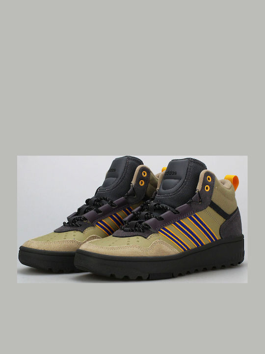 Hoops 4.0 Παιδικά Sneakers High Καφέ