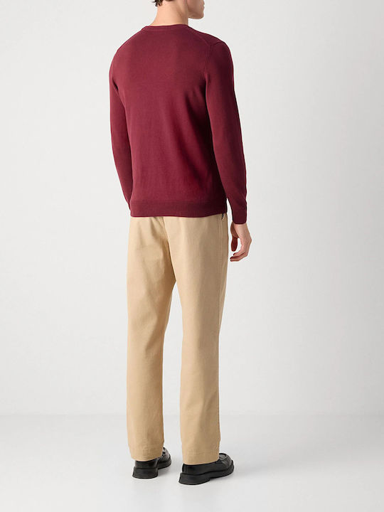 San Langarm-Pullover Burgundy