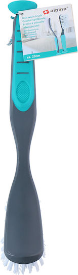 Alpina Switzerland Plastic Cleaning Brush with Handle Blue 28.5cm