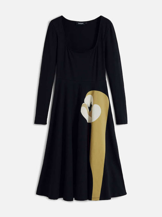 Dress Midi Φόρεμα Black