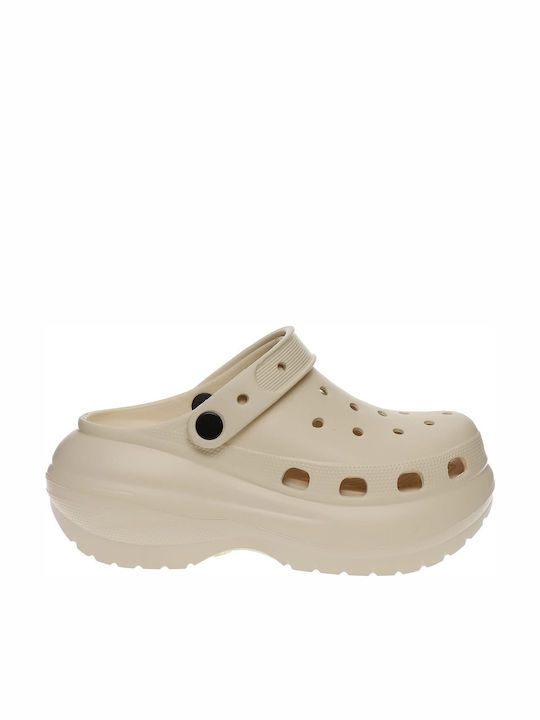 Envie Shoes Γυναικεία Σαμπό Μπεζ