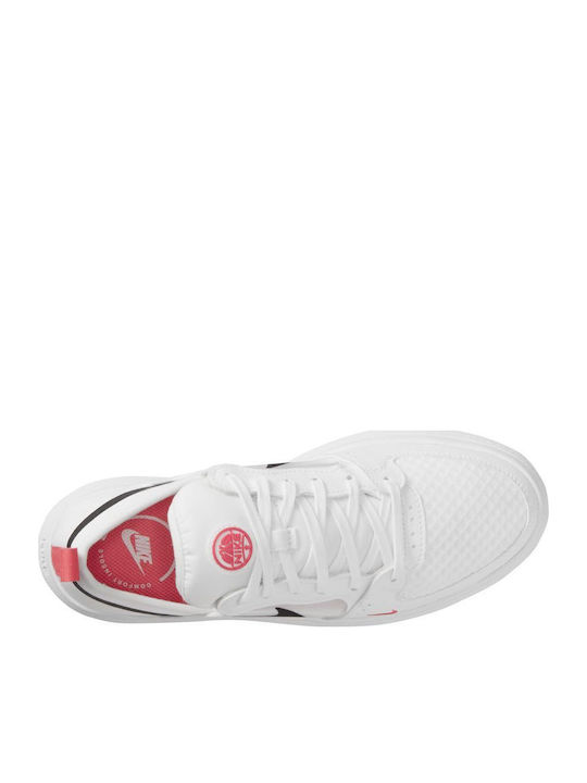 Court Vsion Alta Flatforms Sneakers White / Black / Sea Coral