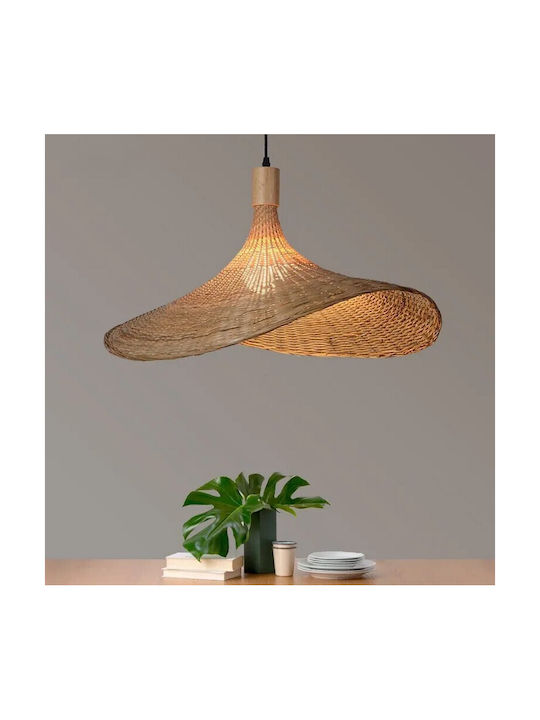 VenCore Κρεμαστό Φωτιστικό Boho Πλέγμα με Ντουί E27 53x53x30εκ.