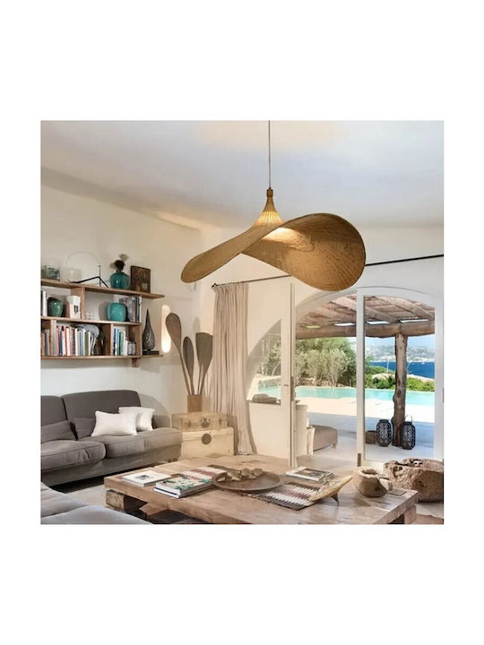 VenCore Κρεμαστό Φωτιστικό Boho Πλέγμα με Ντουί E27 53x53x30εκ.