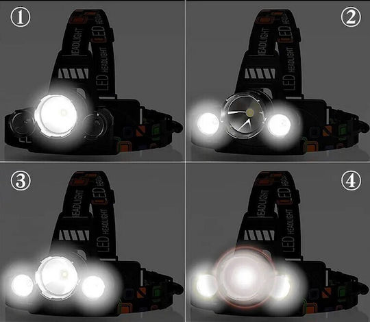 VenCore Rechargeable Headlamp LED Black