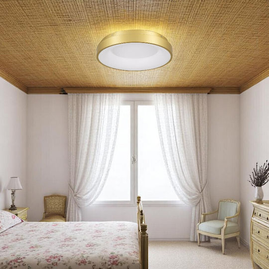 VenCore Plafonieră de Tavan 45buc Aurie cu LED Integrat