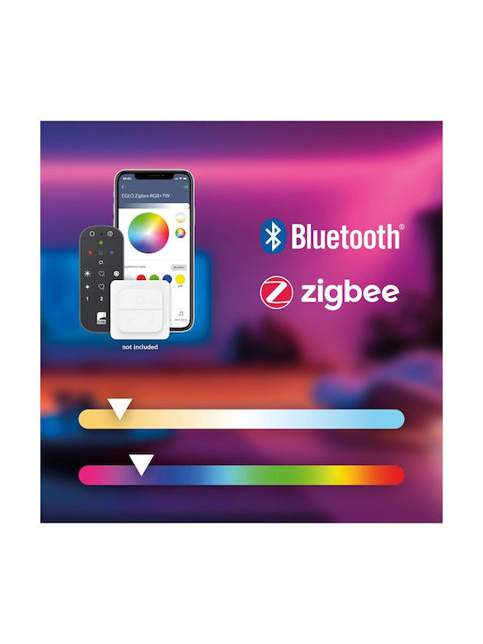 Eglo Savatarila-Z Smart Ceiling Mount Light 45cm White with Integrated LED and Remote Control