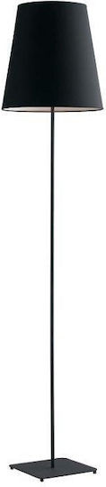 Fan Europe I-ELVIS-PT Floor Lamp H155xW34cm. with Socket for Bulb E27 Black