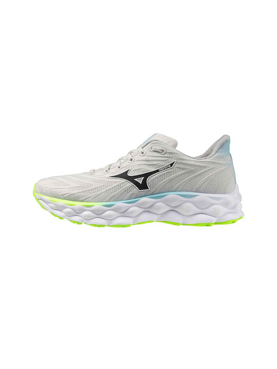 Wave Sky 8 Sport Shoes Running Nimbus Cloud / Black / Green Gecko