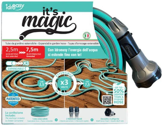 Idro Easy Λάστιχο Επεκτεινόμενο Σετ 1/2" 15m