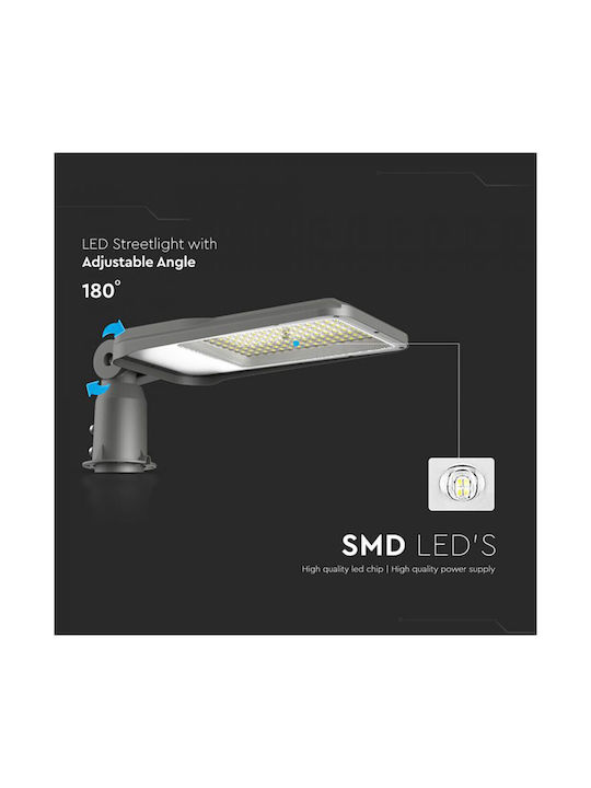 V-TAC Εξωτερικό Φωτιστικό LED Δρόμου 100W με Φυσικό Λευκό Φως IP65
