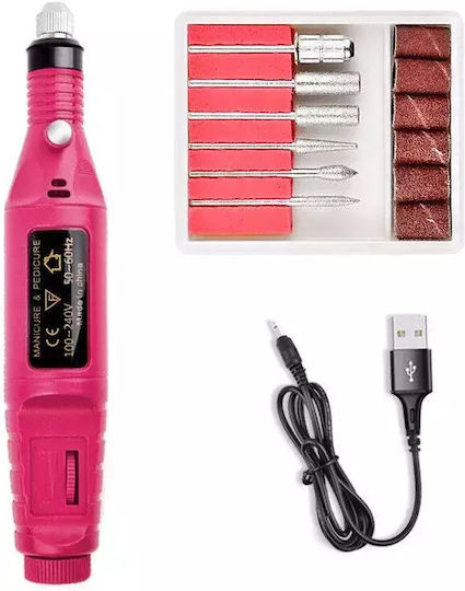 WD Nagelfräser Rosa mit 20000 Umdrehungen pro Minute
