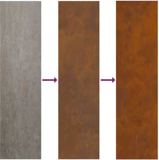 vidaXL Γλάστρα Μεταλλική Rusty 32x140x140εκ.
